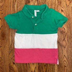 Janie and Jack Colorblock Polo Shirt